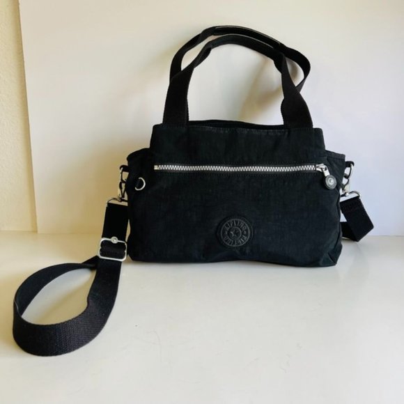 Kipling Handbags - Kipling | Black Nylon Multi-Use Travel Medium Crossbody Tote Bag